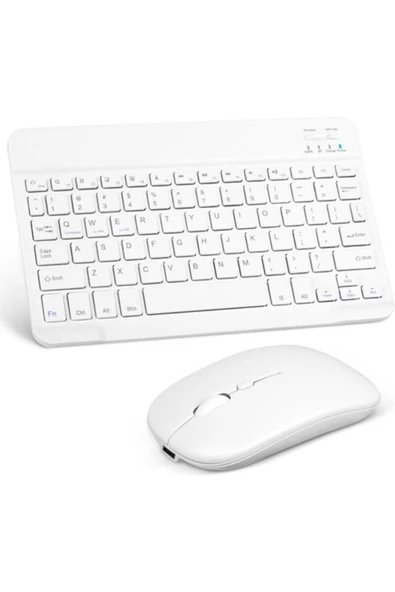 Daytona Mk-4 Kablosuz Ergonomik Apple Manyetik Tablet Kılıf Uyumlu Klavye Mouse Kiti(TürkçeQ Klavye)