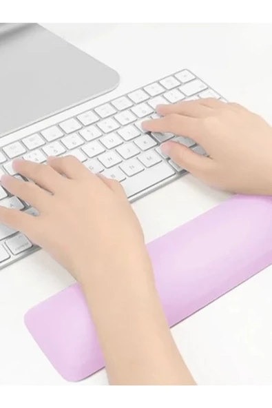 Daytona Sb-2 Ergonomik Klavye Mouse Bilek Desteği Ofis Oyun Kullanımına Uyumlu - Pembe - 2