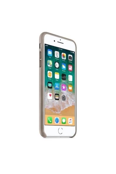 Daytona Apple Iphone 7/8 Telefon Uyumlu Ultra Slim Mikrofiber Deri Kılıf - Vizon - 3