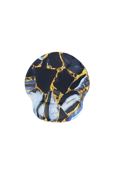 Daytona Desenli Ergonomik Desenli Mouse Pad Ve Bilek Desteği Set Siyah - Volkanik - 4