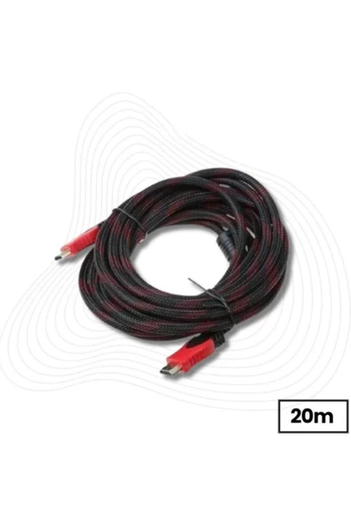 Daytona A4878 4K HDMI Kablosu 1.4b Ethernet Destekli 3D HDMI Görüntü Kablosu (20 Metre)