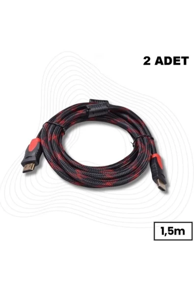 Daytona A4239 4K HDMI Kablosu 1.4b Ethernet Destekli 3D HDMI Görüntü Kablosu (1,5 Metre)