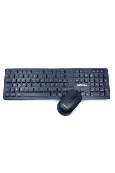 Daytona Onezero Kablosuz Klavye ve Mouse Set  Siyah - ZR-700