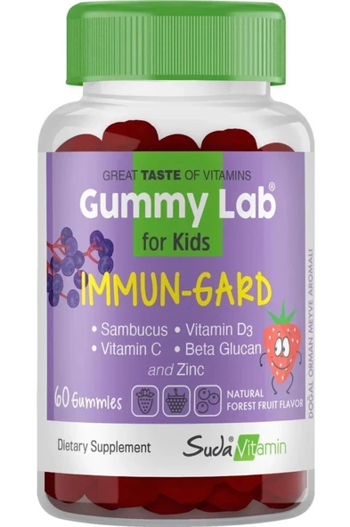 Gummy Lab Immun Guard 60 Gummies | Orman Meyveleri Aromalı