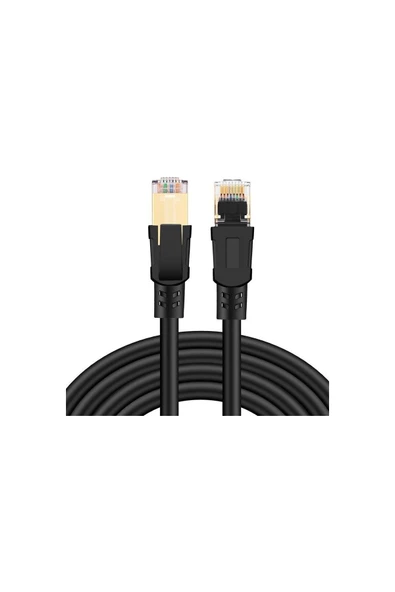 Daytona Cat8 Gıgabıt 40gbps S/ftp 2000mhz Altın Uçlu Yüksek Hızlı Internet Kablosu (10 METRE) A5217 - 2