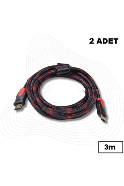 Daytona A4240 4K HDMI Kablosu 1.4b Ethernet Destekli 3D HDMI Görüntü Kablosu (3 Metre)