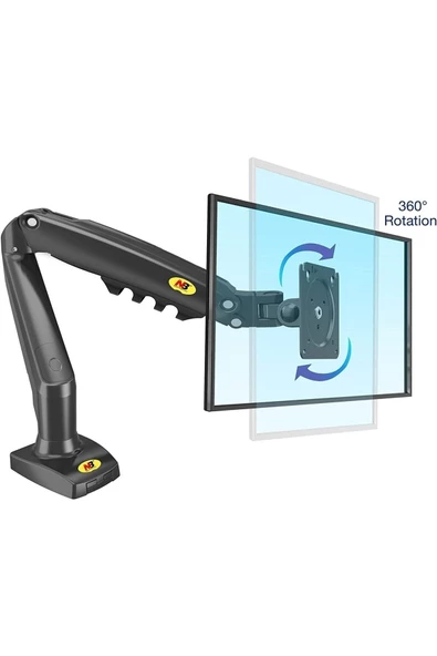 Daytona Nb F80 17-30 " Lcd / Led2-9 Kg Amortisörlü Vesa Monitör Standı - 5