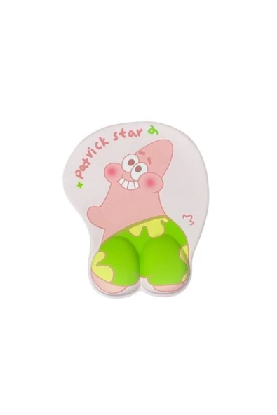 Daytona Desenli Ergonomik Desenli Mouse Pad Ve Bilek Desteği Set Pembe - Patvick - 4