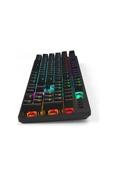 Daytona Hp Gk100f Mekanik Gaming Klavye, Kablolu Klavye Modern Tasarım Türkçe Q Klavye Rgb Işıklı - 4