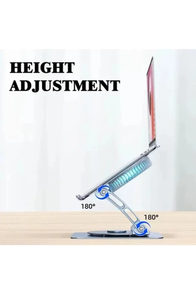 Daytona 804D Dönebilir Alüminyum Katlanabilir Laptop Macbook Standı - 2