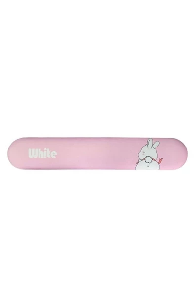 Daytona Desenli Ergonomik Desenli Mouse Pad Ve Bilek Desteği Set Pembe - Tavşan - 5