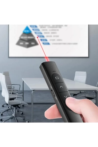 Daytona Hp SS10 Wireless Presentation Flip Pen Kalem Pilli Kablosuz Lazer Sunum Kumandası - 4