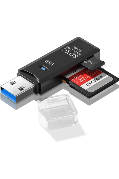 Daytona No143 Usb To Sd/micro Sd Kart Okuyucu Çevirici Adaptör 2 Adet - 2