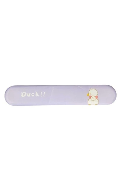 Daytona Desenli Ergonomik Desenli Mouse Pad Ve Bilek Desteği Set Mor - Ördek - 5