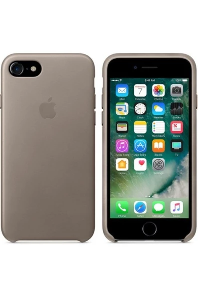Daytona Apple Iphone 7/8 Telefon Uyumlu Ultra Slim Mikrofiber Deri Kılıf - Vizon - 2