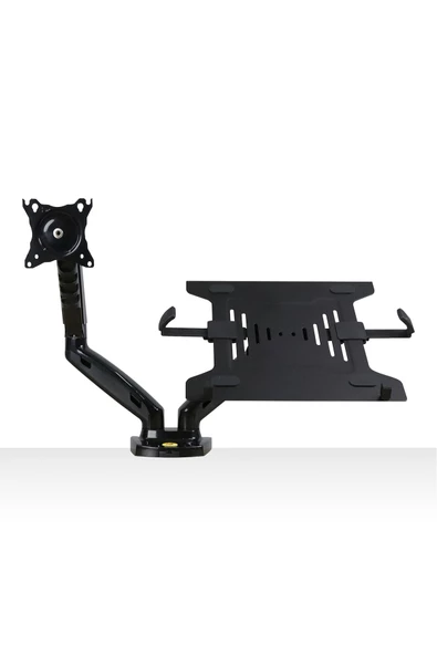 Daytona North Bayou Nb F160l Amortisörlü 17"-27" Monitör Tutucu Ve 10"-17" Laptop Standı 2023 Yeni Tasarım - 2