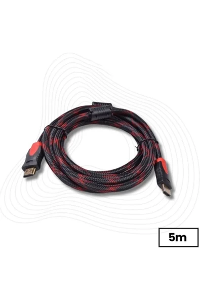 Daytona A4723 4K HDMI Kablosu 1.4b Ethernet Destekli 3D HDMI Görüntü Kablosu (5 Metre)