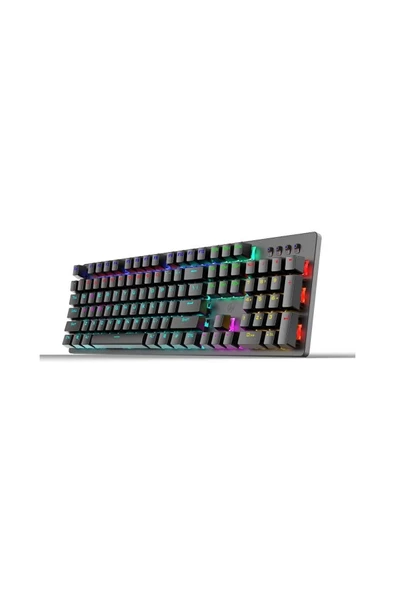 Daytona Hp Gk100f Mekanik Gaming Klavye, Kablolu Klavye Modern Tasarım Türkçe Q Klavye Rgb Işıklı - 3