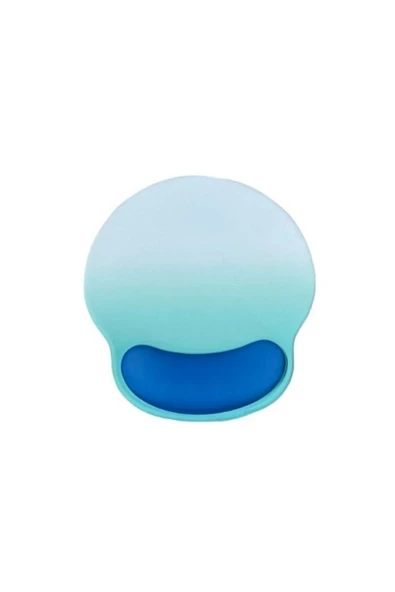 Daytona Desenli Ergonomik Mouse Pad Ve Bilek Desteği Set Mavi - 4