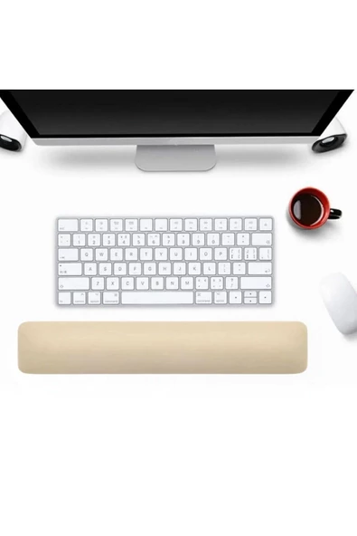 Daytona Sb-2 Ergonomik Klavye Mouse Bilek Desteği Ofis Oyun Kullanımına Uyumlu - Bej - 2
