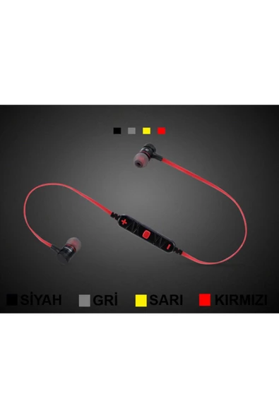 AWEI Mıknatıslı Kablosuz Bluetooth Kulaklık A920bl-kırmızı - 2