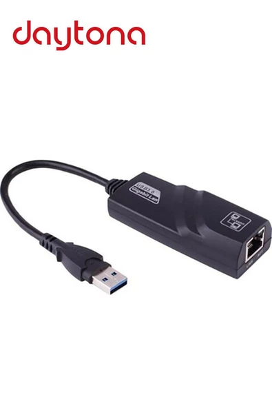 Daytona Fc-13 Usb 3.0 1000mbps Yüksek Hızlı Gigabit Ethernet Lan Ağ Adaptör Rj45 Çevirici