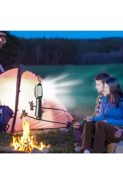 Daytona Mobile Mst1000 52 Led 360° Kablosuz Şarj Edilebilir Çalışma Kamp Seyahat Tamir Lambası-siyah - 2