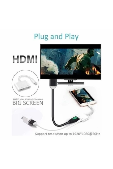 Daytona L8-hı Iphone Lıghtıng hdmı 4k 1080p Çev. - 5