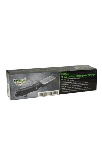 Daytona Mobile Mst1000 52 Led 360° Kablosuz Şarj Edilebilir Çalışma Kamp Seyahat Tamir Lambası-siyah - 5