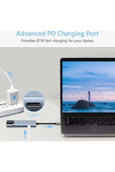 Daytona Fc55 Tip-c-2usb3.0/4khdmı/g.bıt Rj 45/pd - 3