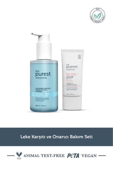 THE PUREST SOLUTİONS THE PUREST SOLUTİONS Leke karşıtı ve onarıcı bakım seti ürün görseli 1