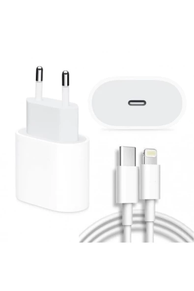 Daytona Apple Iphone 11/11 Pro Max 18w Hızlı Şarj Cihazı Ve 1 Metre Usb C Lightning Şarj Kablosu Set