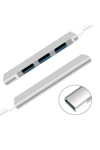 Daytona 809-cc Type-c Hub Usb 3.0 Usb Hub Splitter 5 Gbps 4 Port Usb3.0 Çevirici - 4