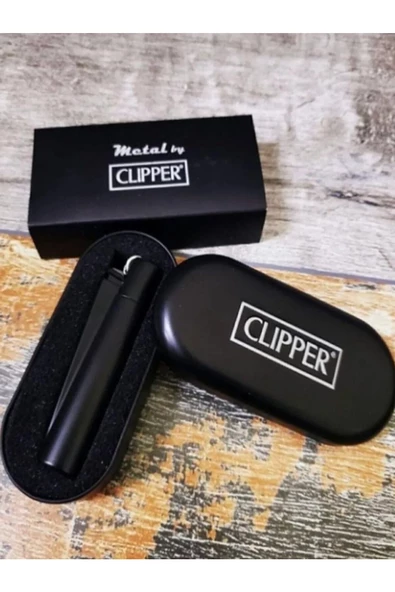 CLİPPER Clipper Siyah Demirli Kutulu Çakmak