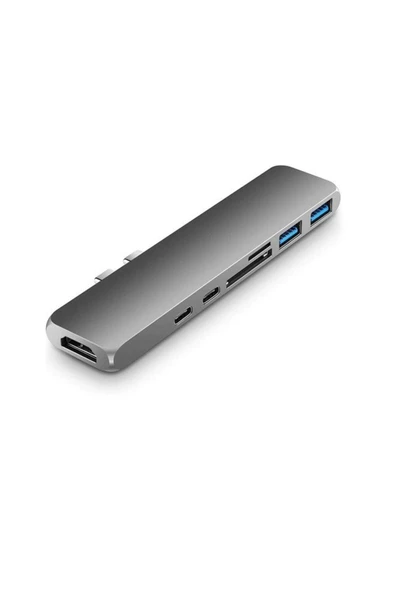 Daytona Fc03 Macbook Uyumlu 7in2 Type-c Hd 4k Card Reader & Hub