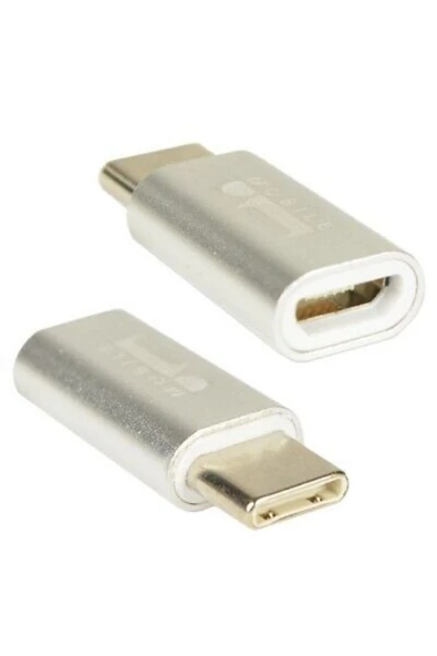 Daytona Usb-c Type-c (m) - Mikro Usb (f) Şarj Ve Senkronizasyon Çevirici Hub Adaptörü-2'li Paket