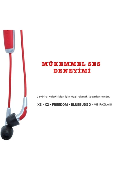 Jaybird Kulaklık Başlıkları Comfort Premium Hafızalı S- M- L Boy Köpük Kulak Uçları - 3