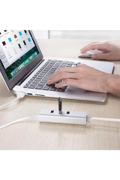 Daytona Fc06 3 Bağlantı Noktalı Usb 3.0 10/100 Ethernet Kablolu Çoklayıcı Adaptör - 5