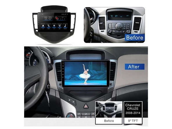 Chevrolet Cruze Multimedya (2009-2012) 2 GB RAM 32 GB Hafıza 4 Çekirdek FOR-X - 11