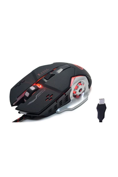 Daytona T60 2400 Dpı Rgb Işıklı Usb Profesyonel Kablolu Optik Oyuncu Mouse