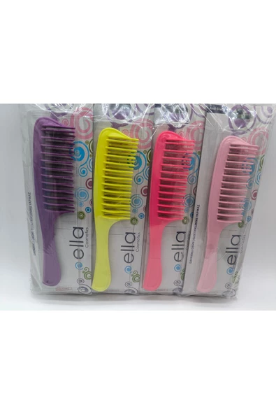 SPOTPAZARİ Renkli Tarak 4'Lü