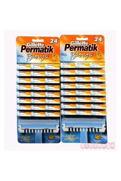 PERMATİK Banyo 48 Adet (2X24Adet Kartela)