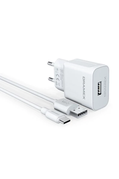 DRAMEX Usb Şarj Aleti Ve Micro Usb Kablolu Set 12 Watt Android