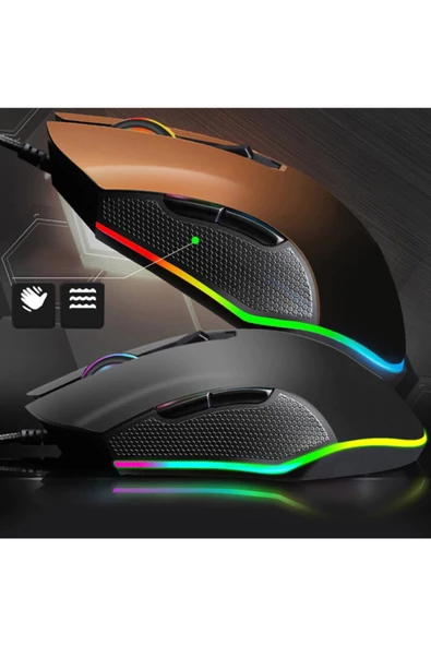 Daytona T40 2400 Dpı Rgb Işıklı Profesyonel Kablolu Optik Oyuncu Mouse - 3