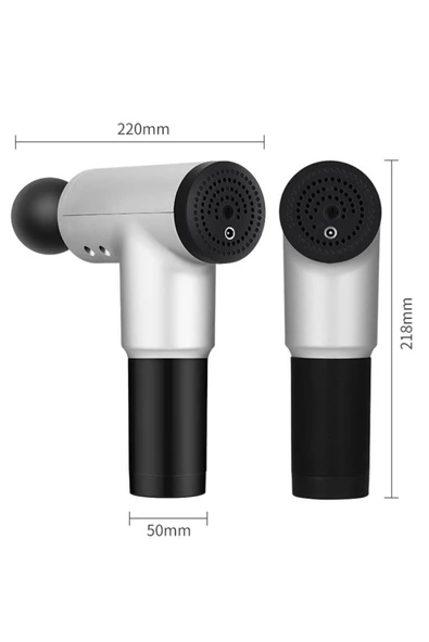 YEDEKYEDEK Cilt Sıkılaştırıcı Fascial Gun Body Fitness Profesyonel Masaj Aleti Mavi - 2