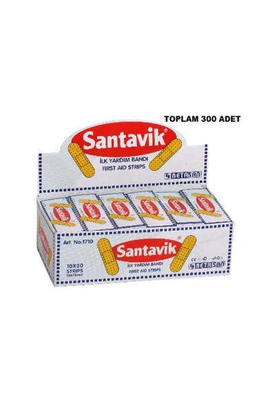 SANTAVİK Yara Bandı 10'Lu X 30 Adet 2 Paket 8547569842 - 2