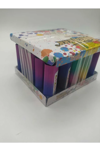 Metal Case 25 Adet Renkli Rüzgar Çakmağı - Resim 2