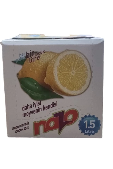 NAZO Limon Aromalı Toz Içecek 24Lü