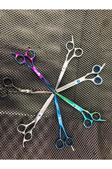 POWERDEX PD-10 Aral Profesoynel Kuaförelere Özel Saç Kesim Makası - 2