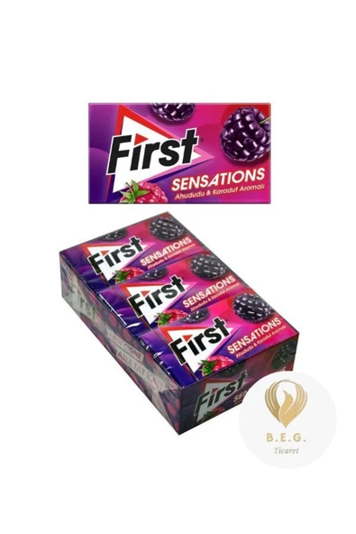 KENT First Sensations Ahududu Ve Karadut Aromalı Sakız (12 Adet)